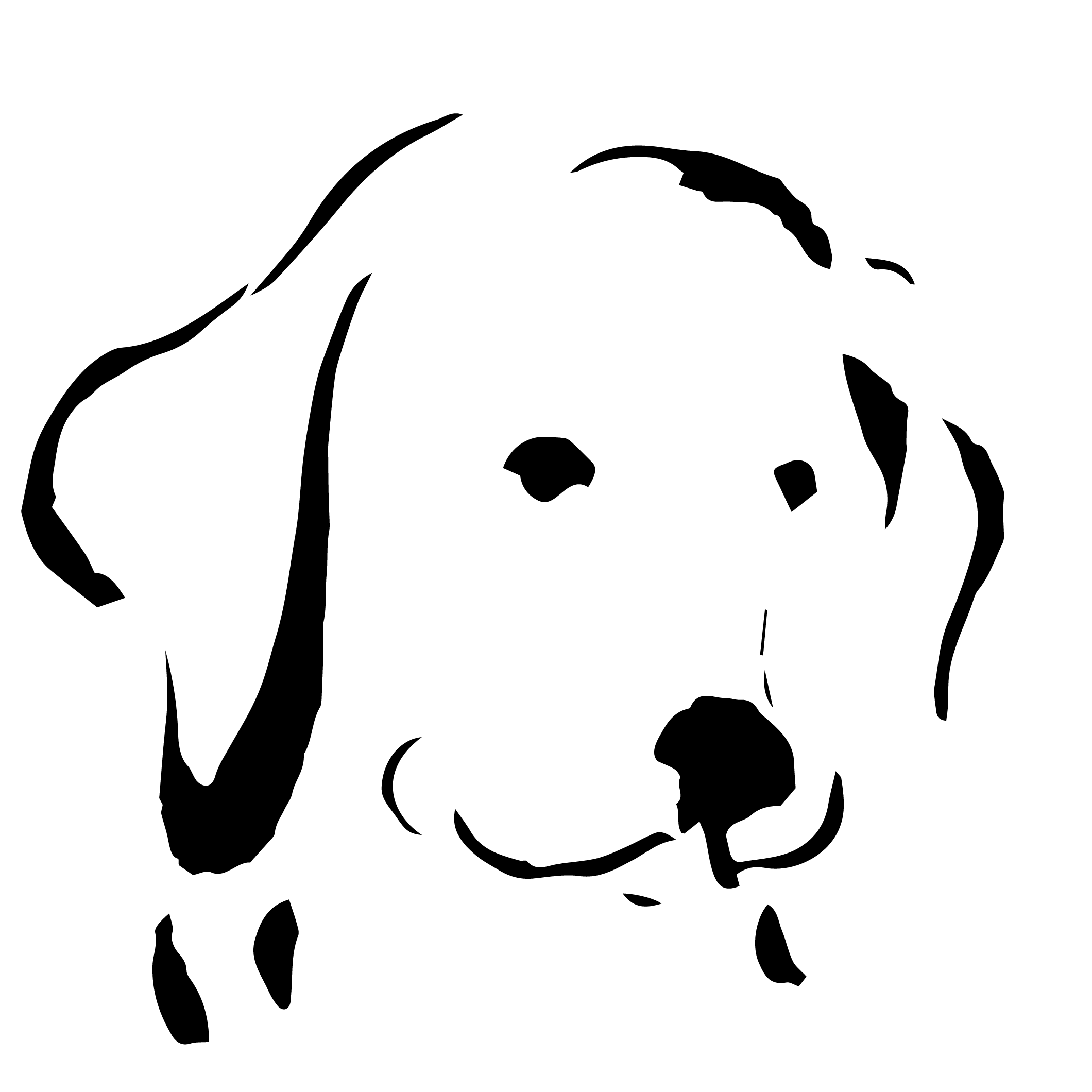 動物の画像について 心に強く訴える犬 イラスト 筆